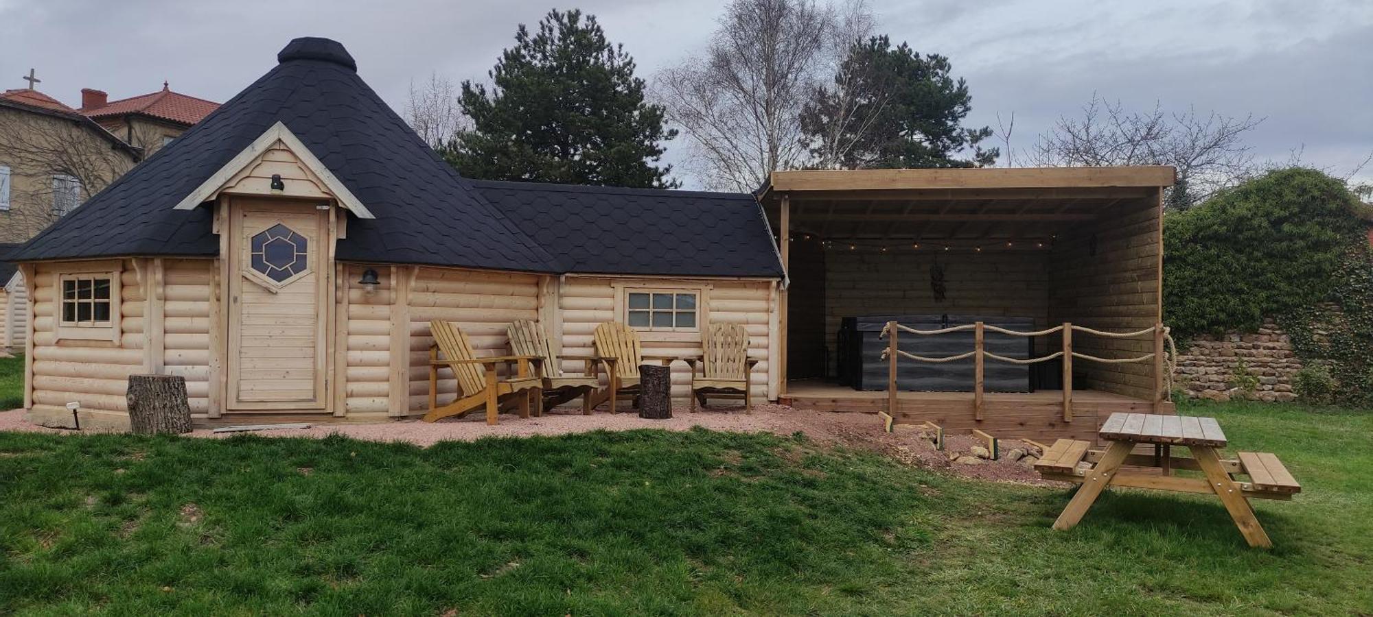 Les Cabanes Du Grand Nord Pradines  Zewnętrze zdjęcie