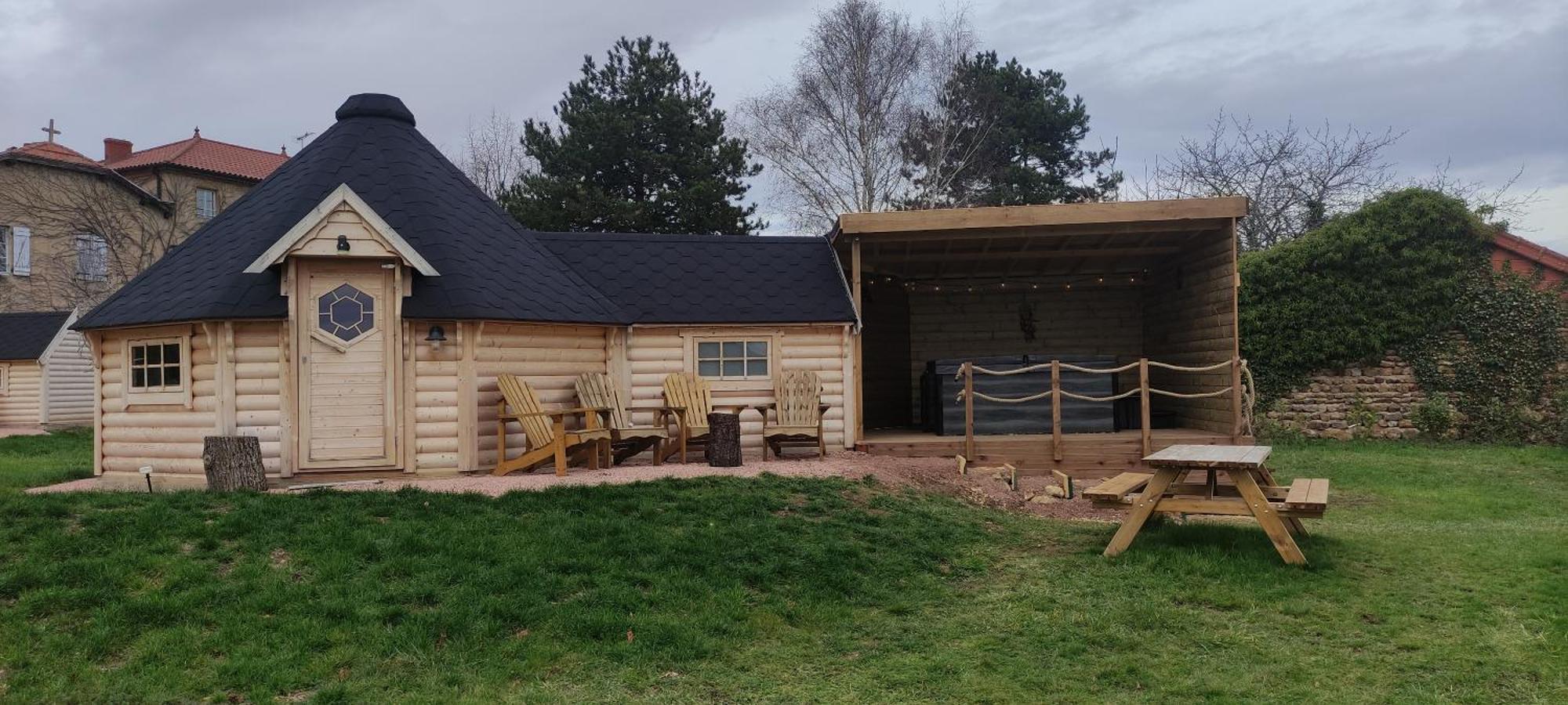 Les Cabanes Du Grand Nord Pradines  Zewnętrze zdjęcie